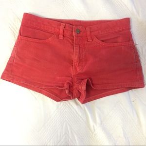 Red American Apparel Shorts